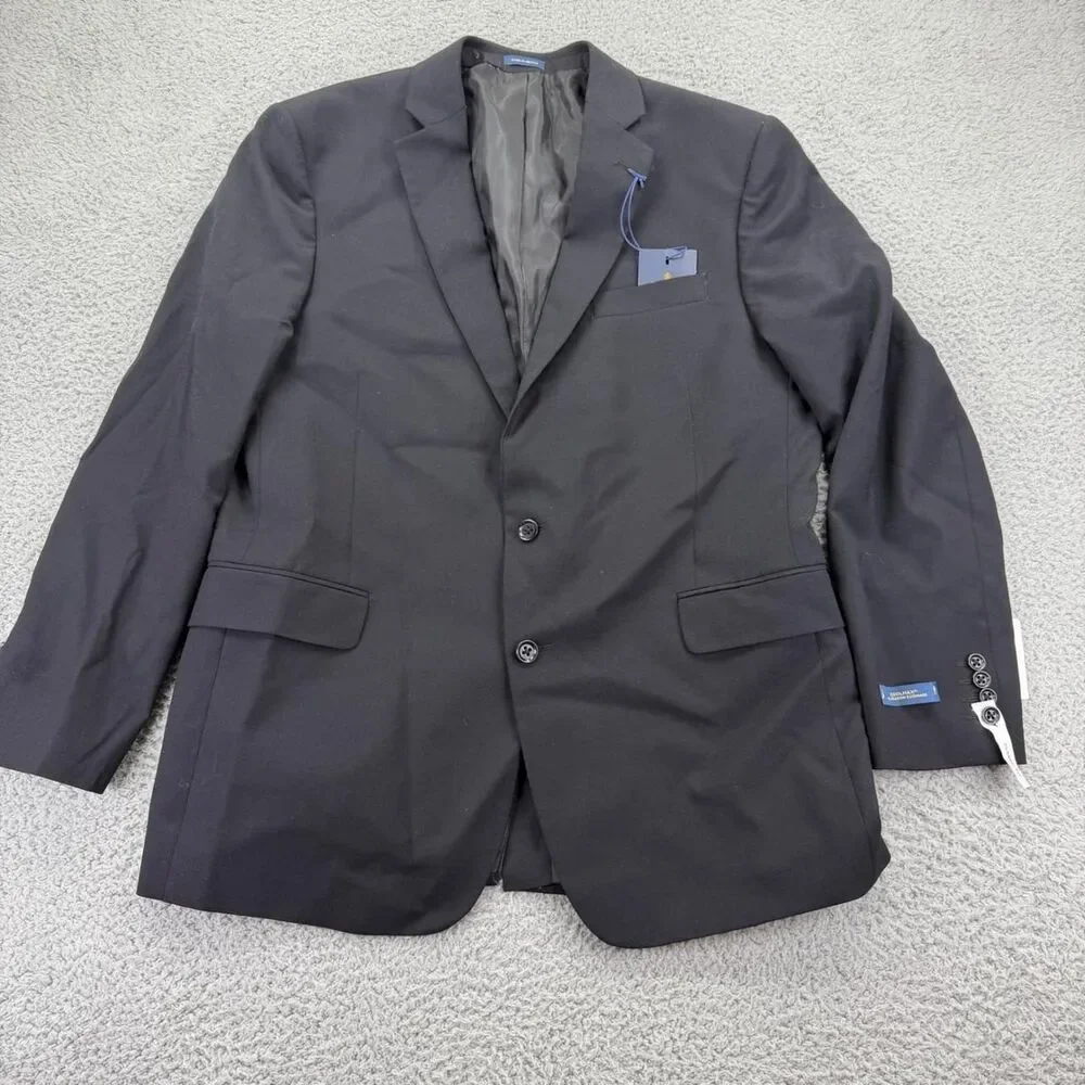 Stafford Men's Black Tailored-jackets
